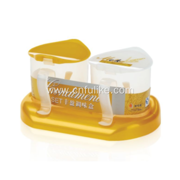 2Pcs Condiment Container Practical Kitchen Product